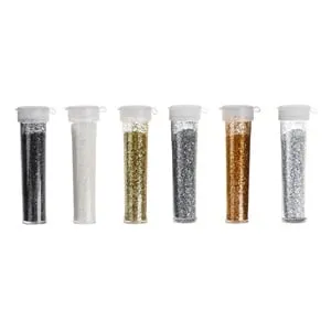Sclipici Colorat pentru Creații, Set 6 Bucăți, Multicolor