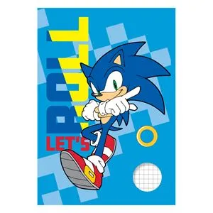 Caiet A5 Matematică, 40 File, Copertă Bleu Sonic