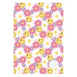Caiet A5 de Matematică cu Copertă Florală - 60 File