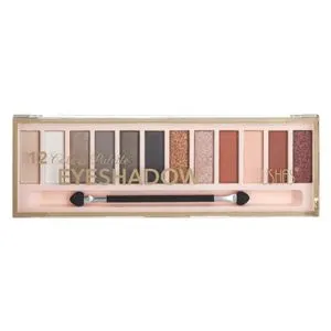 Paletă Farduri de Ochi, 12 Culori, Nuanțe Pământii Matte & Glitter, 13g
