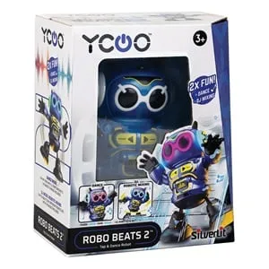 Robot interactiv pentru copii cu efecte luminoase și muzică DJ