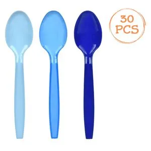 Lingurite Reutilizabile de Petrecere din Plastic - Set de 30 buc