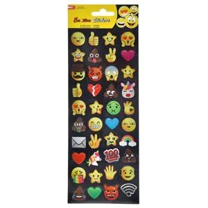 Autocolante cu Emoji și Emoticons, 42 buc, Multicolore