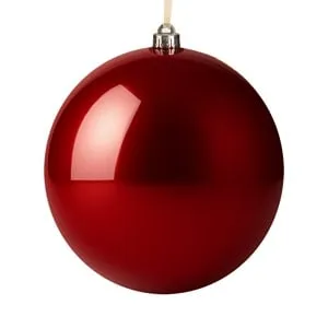 Glob Ornament Brad de Craciun Rosu Supradimensionat