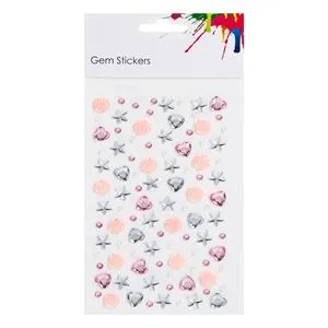 Autocolante acrilice decorative forme variate multicolor lucios