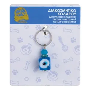 Accesoriu pentru zgardă, Ochi albastru, Sticlă