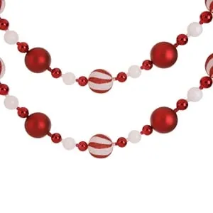 Ghirlanda decorativa de Crăciun cu globuri candy