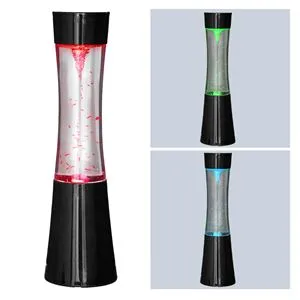 Lampă LED USB cu Efect de Vârtej RGB, 7 Culori, 30 cm