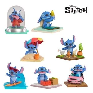 Figurine Stitch Mini Scene din Film - Set de Colectare