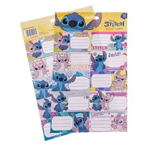 Etichete autocolante Lilo & Stitch, 20 bucăți