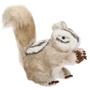 Figurina Decorativa de Craciun Veverita cu Coada Pufoasa