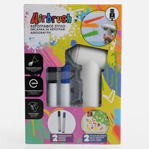 Aerograf cu accesorii, Set complet pentru pictura si decoratiuni