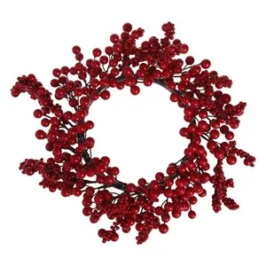 Inel Decorativ de Craciun cu Pomusoare pentru Lumanare