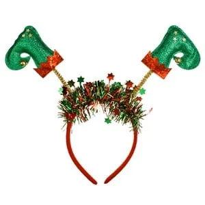 Coronita de Crăciun Glitter și Accesorii Festive