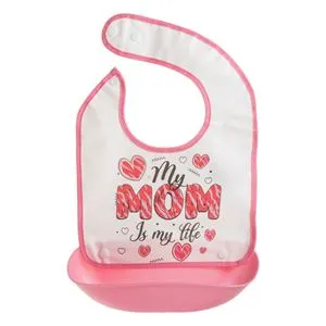 Bib cu Colector de Alimente Roz – Design Personalizat pentru Infanți
