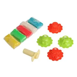 Set Plastilină cu Forme de Animale, 5 x 28g