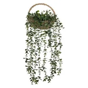Ghiveci decorativi suspendate cu planta artificiala verde, 60cm