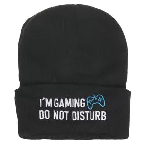 Caciula Gaming Iarnă cu Mesaj 'Do Not Disturb' pentru Băieți