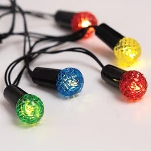 Globuri LED Vintage de Crăciun cu 20 de Becuri Multicolore