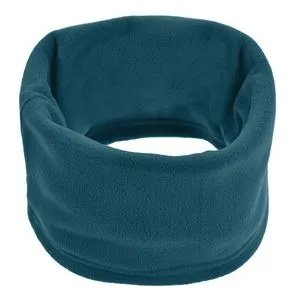 Fular circular de iarnă din fleece, cu șnur, petrol