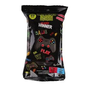 Servitele umede design gaming 20 buc cu Aloe Vera si Vitamina E