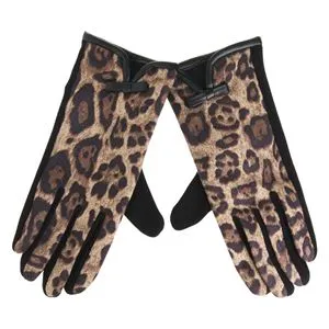 Manusi Leopard și Negre Fundite pentru Ecrane Tactile – Stil și Funcționalitate