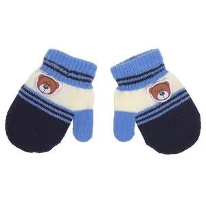 Manusi de iarnă pentru bebeluși 0-12 luni cu patch ursuleț