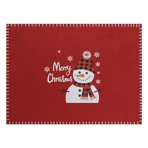 Suport Farfurie Craciun Om de Zapada Merry Christmas 40x30cm
