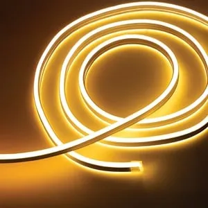 Furtun Luminos Neon cu LED-uri Alb Cald 5m pentru Iluminat Decorativ
