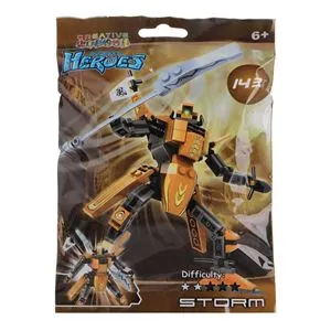 Set de Construcție Robot Auriu, 143 piese, 6+ ani