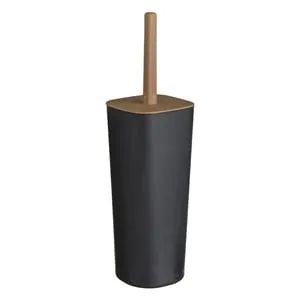 Perie WC neagră pentru curățare eficientă a toaletei