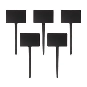Set 5 bucati Tablete cu Tabla Neagra pentru Creta Lichida, 18x8cm, Dubla Fata