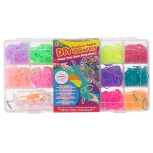 Set de Elastice Multicolore pentru Criștere a Bratari – 1000 buc