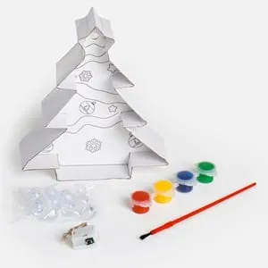 Set Creativ de Craciun Brad cu LED Globuri și Culori