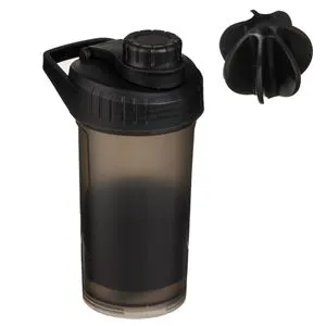 Sticla Shaker Sport 500ml, Neagra, fara BPA