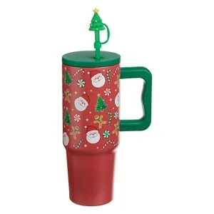 Termos Metalic de Crăciun 900ml – Design Festiv și Izolare Excelentă