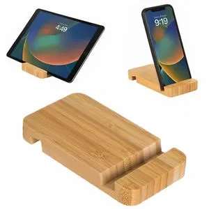 Suport din lemn pentru telefon și tabletă 7x13 cm