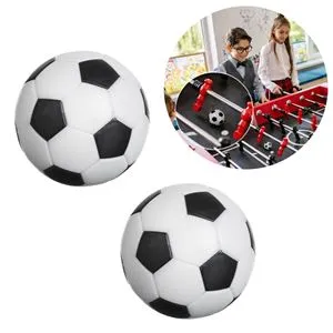 Minge pentru fotbal de masă, Ø3.2 cm, plastic, alb-negru