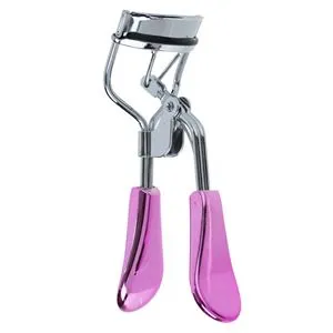 Ondulator pentru gene, Argintiu cu mânere fucsia