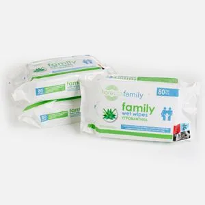 Șervețele umede cu Aloe Vera și Ulei de Argan, 3 x 80 buc