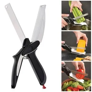 Foarfeca de Bucatarie cu Lame din Otel Inoxidabil, 24 cm, Negru