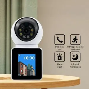 Camera de Supraveghere WiFi cu Apel Video pentru Interior, Rezolutie HD 1080p, Control PTZ, Alb