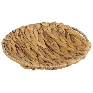 Tava Rotundă Eco-Friendly din Iachin de Apa cu Cadru Metalic