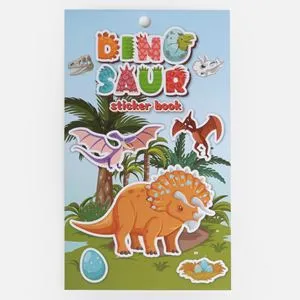 Set Autocolante Dinozauri, 165 buc, 6 File, Multicolor