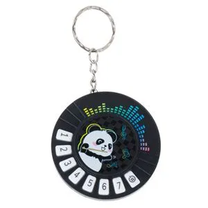 Breloc Mini Pian cu 19 Melodii, Clape Iluminate și Panda