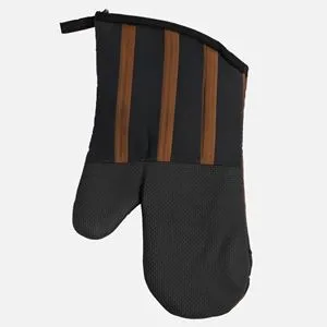 Manușă de bucătărie pentru grătar Neopren Maro și Negru 17x33 cm