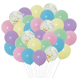 Set Baloane de Petrecere cu Confetti, 30cm