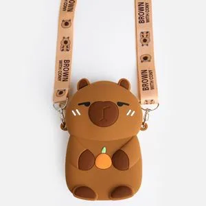 Poseta Silicon Capybara Pop it Crossbody Maro