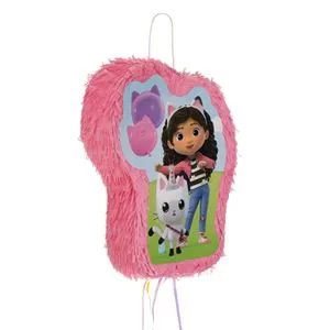 Pinata de Petrecere cu Personaj Gabby, 27x8x35cm, Roz