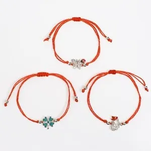 Bratari Martisor cu Charms - Set de 3